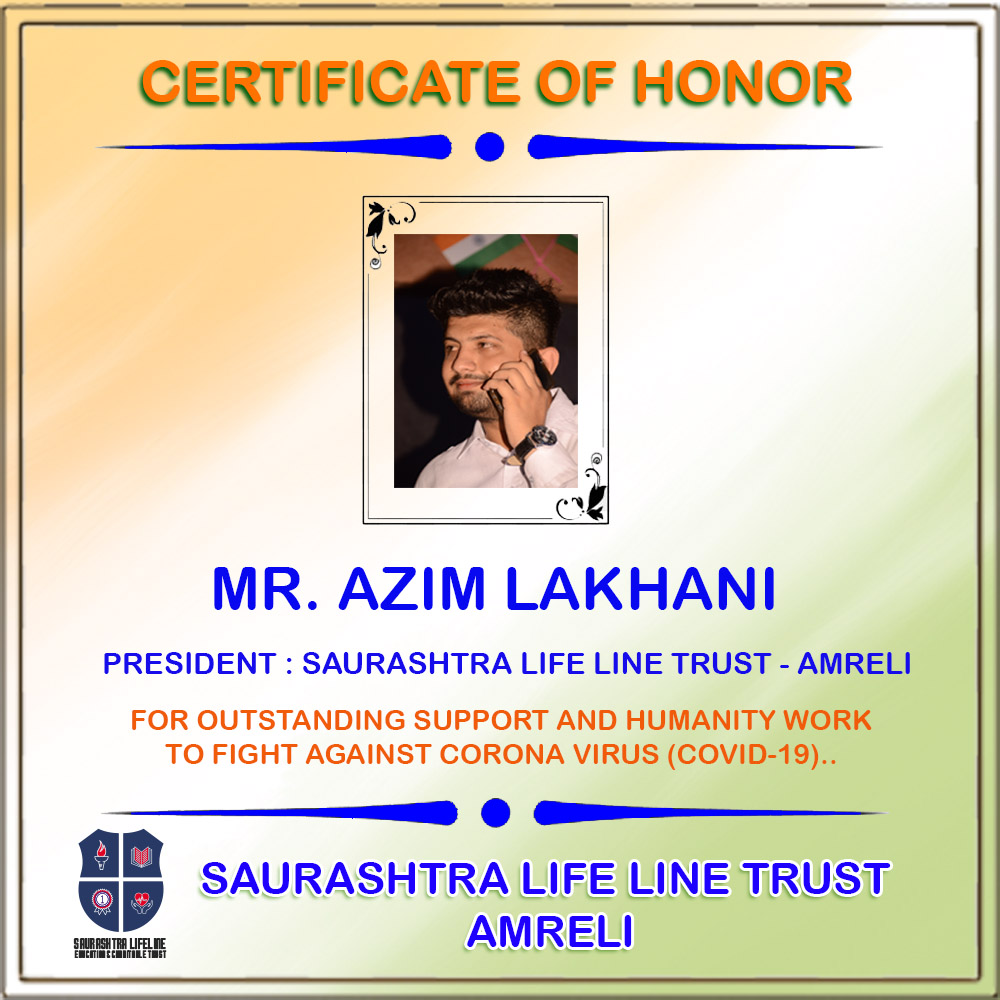 Certificate of Honor